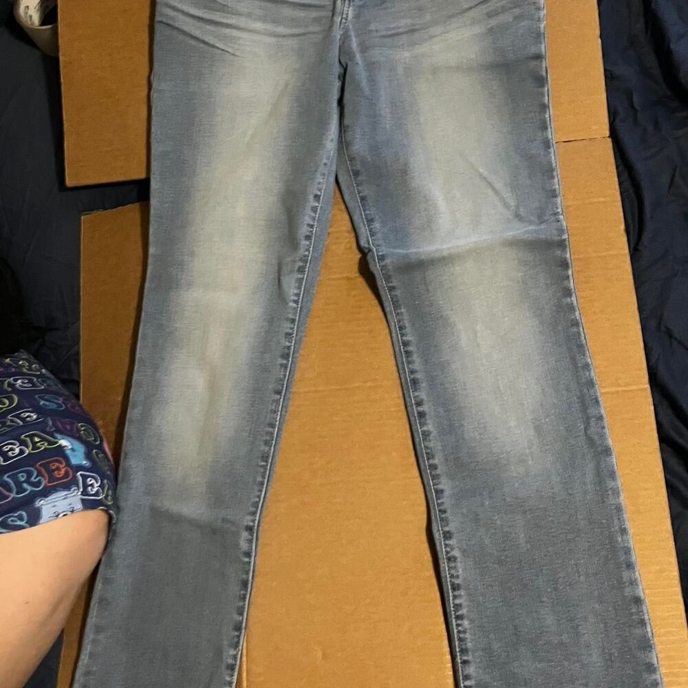 Lee Women's Blue and Grey Jeans